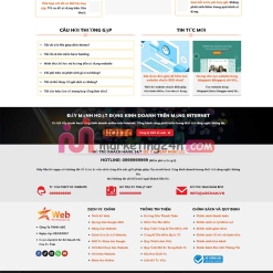 Chân Trang theme wordpress kho theme, theme mẫu số 02