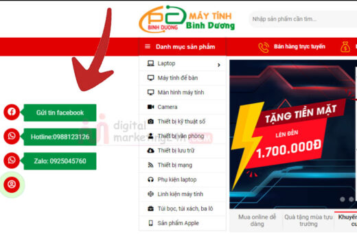 Hình ảnh nút liên hệ đẹp cho theme Flatsome wordpress mẫu 01