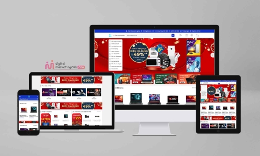 Theme wordpress bán máy tính, laptop - giống phongvu.vn