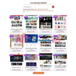 Phần sản phẩm trang chủ Theme wordpress kho theme, theme mẫu số 02