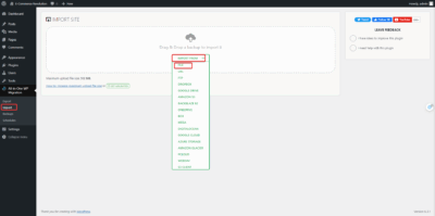 Di chuyển dữ liệu sang website WordPress mới