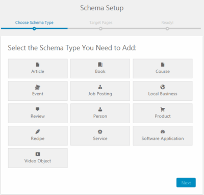 Các loại cấu trúc dữ liệu schema pro