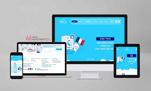 Theme mẫu bán sữa ngủ ngon cho bé
