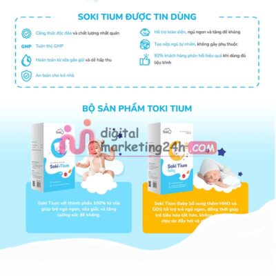 Hình ảnh 2 trang chủ theme mẫu bán sữa ngủ ngon cho bé
