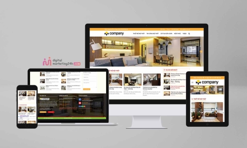 Hình ảnh theme mẫu wordpress thiết kế