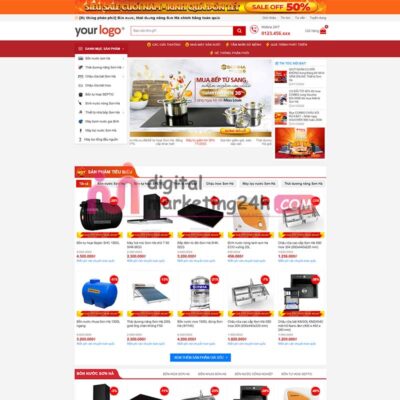 Hình ảnh trang chủ Theme
