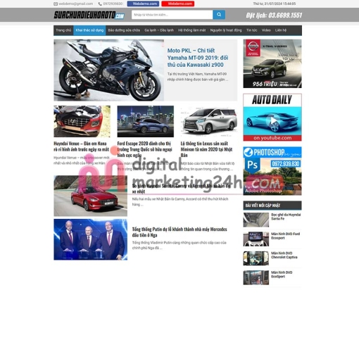 Trang đăng bài viết tin tức