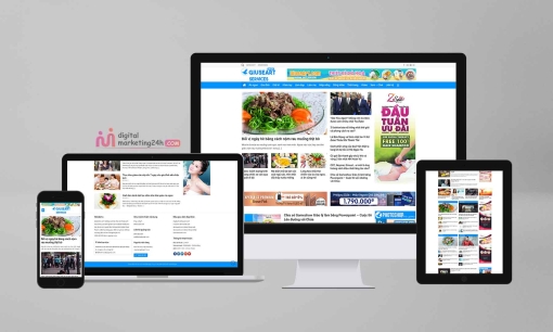 Website wordpress Tin Tức Mẫu 01