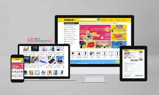 Source Code wordpress bán điện thoại giống baseus