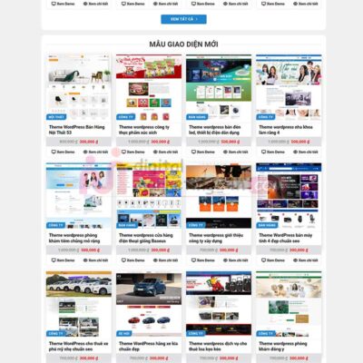 Giao diện kho theme đẹp