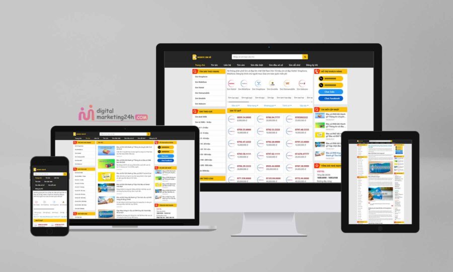 Theme wordpress bán sim số đẹp
