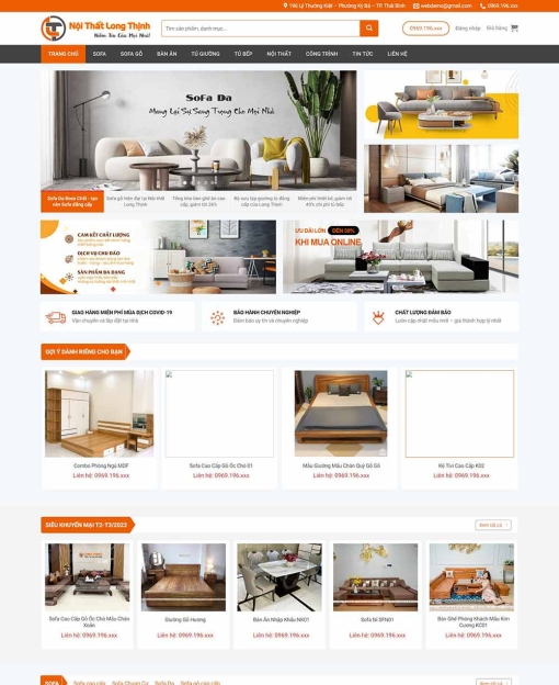 Trang chủ bố cực bắt mắt