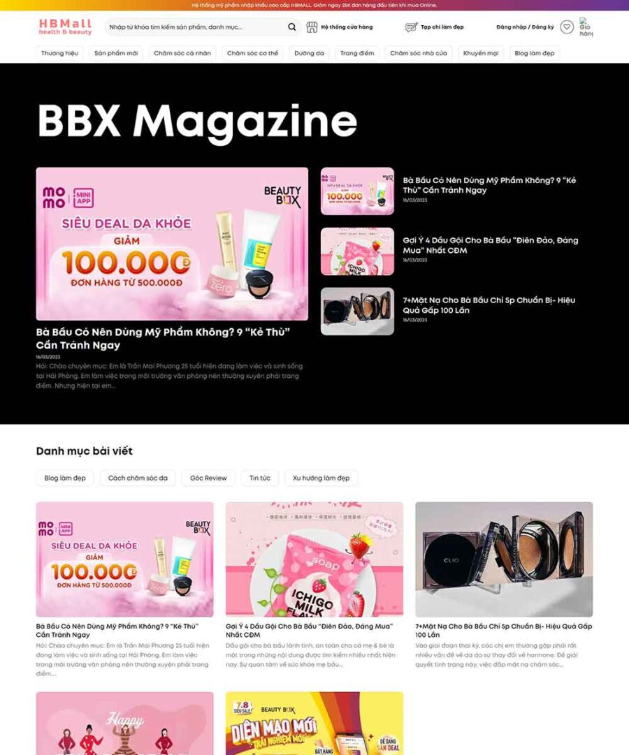 Trang blog đẹp