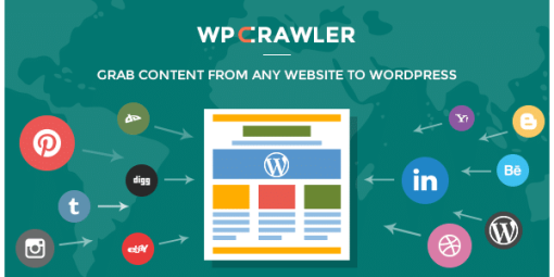 WP Content Crawler Tự động nhúng mạng xã hội