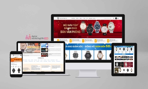 Theme WordPress bán đồng hồ
