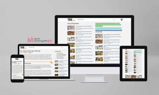 Theme wordpress blog toplist chuẩn SEO, đa ngành nghề