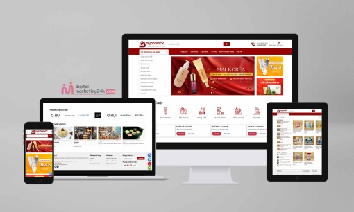 Theme wordpress mỹ phẩm, thực phẩm bổ xung – Mã 02
