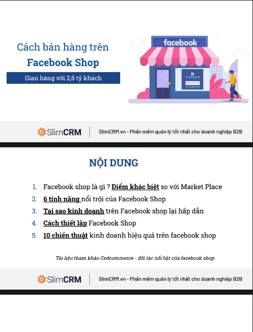 Cách bán hàng Facebook shop - Gian hàng với 2,6 tỷ khách