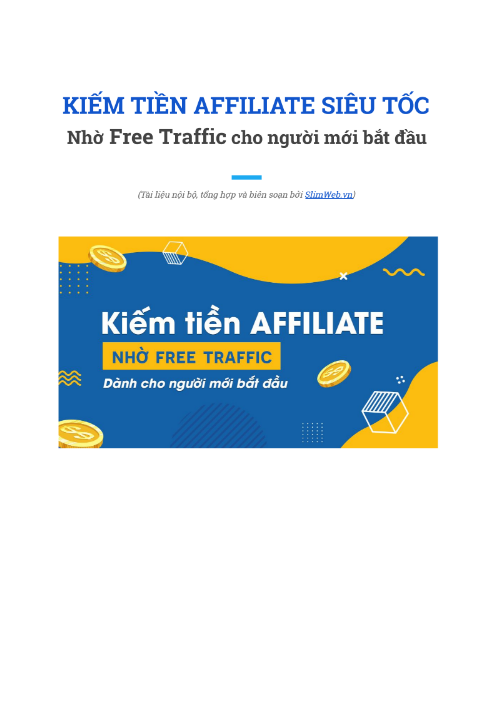 KIẾM TIỀN AFFILIATE SIÊU TỐC