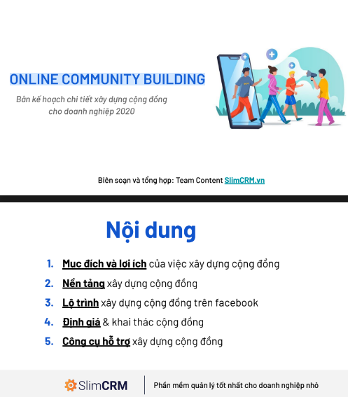 ONLINE COMMUNITY BUILDING