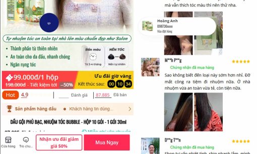 Theme landing page giống tiktok shop