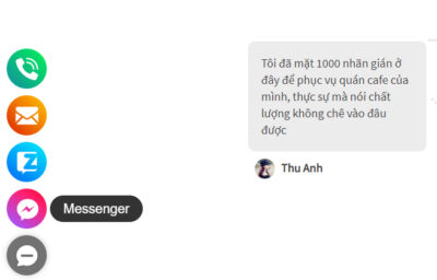 Giao diện hiển thị trên máy tính