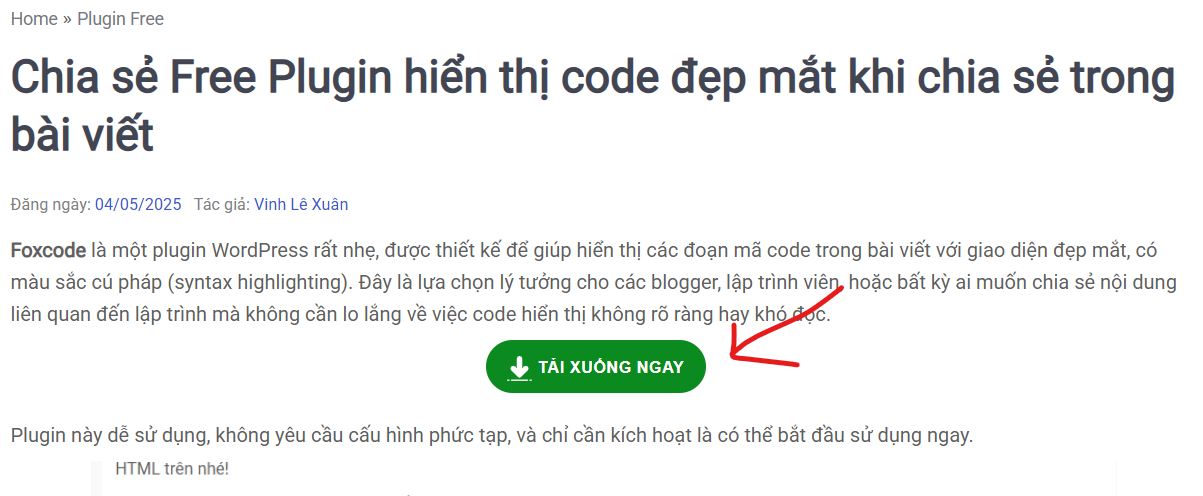 Tạo Nút Download Đếm Ngược