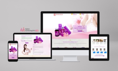 Landing Page kem nở ngực đẹp