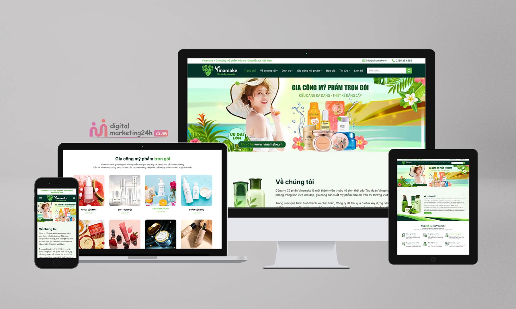 Theme Wordpress Bán Mỹ Phẩm - 04