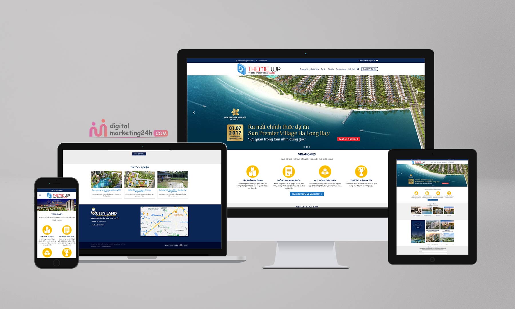 Demo Source Code Wordpress bất động sản - Mã 06