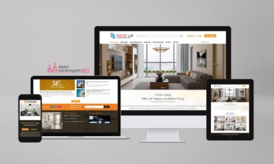 Demo website bất động sản – Mã 08