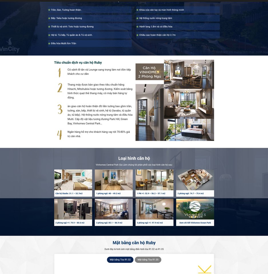 Demo Website bất động sản – Mã 11