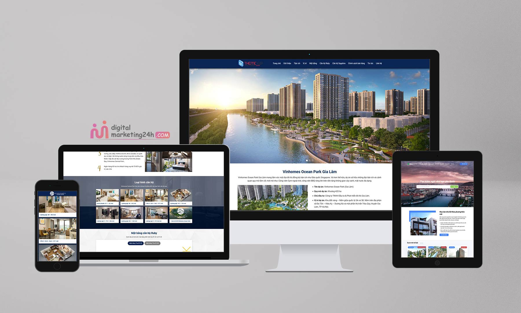 Demo Website bất động sản – Mã 11