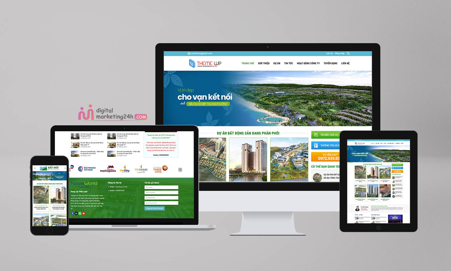 Demo Source Code Wordpress bất động sản - Mã 05