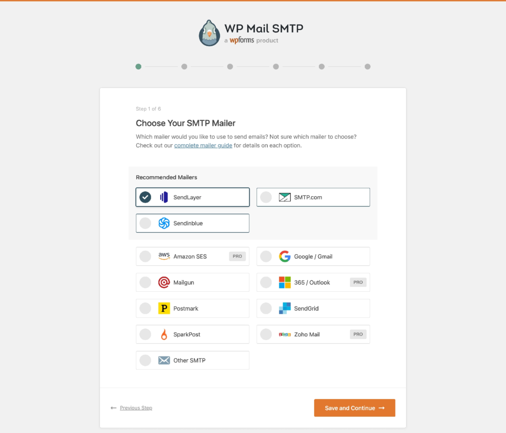 Setup WP Mail SMTP Pro
